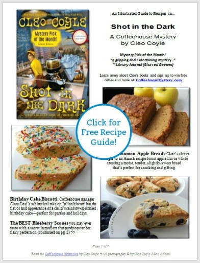 Shot in the Dark Recipe Guide by Cleo Coyle